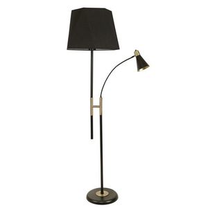 Lampadar, Luin, 534LUN4304, Metal, Negru imagine