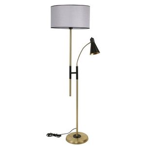 Lampadar, Luin, 534LUN4277, Metal, Gri deschis imagine