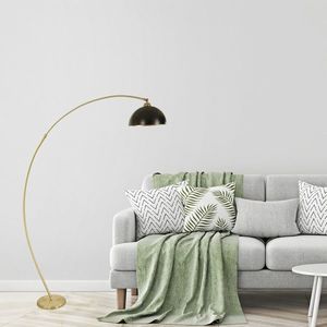 Lampadar, Luin, 534LUN4213, Metal, Aur/Negru imagine