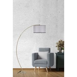 Lampadar, Luin, 534LUN4230, Metal, Gri deschis imagine