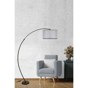 Lampadar, Luin, 534LUN4241, Metal, Gri deschis imagine