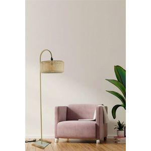 Lampadar, Luin, 534LUN4428, Metal, Bej / Auriu imagine