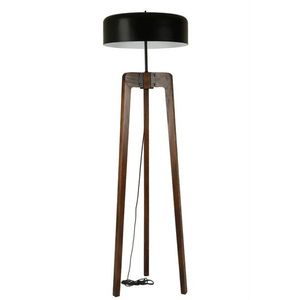 Lampadar, Luin, 534LUN4410, Lemn de brad, Nuc / Negru imagine
