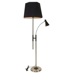 Lampadar, Luin, 534LUN4294, Metal, Negru/Cupru imagine