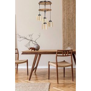 Lustra, Luin, 534LUN3380, Lemn, Vintage imagine