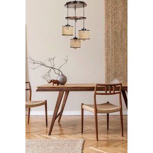 Lustra, Luin, 534LUN3393, Lemn, Vintage imagine