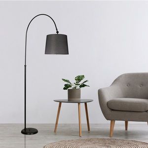 Lampadar, Luin, 534LUN3206, Metal, Negru imagine