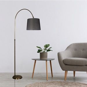 Lampadar, Luin, 534LUN3202, Metal, Negru imagine