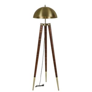 Lampadar, Luin, 534LUN4388, Corp din carpen, Aur / Nuc imagine