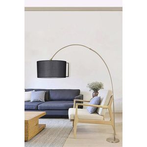 Lampadar, Luin, 534LUN4248, Metal, Negru imagine