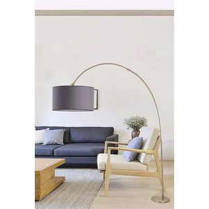 Lampadar, Luin, 534LUN4252, Metal, Gri deschis imagine