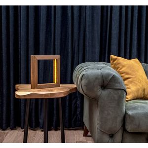 Lampa de masa, Lustro, 812LST1409, Lemn de molid, Maro imagine