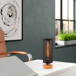 Lampa de masa, Noor, 525NOR2162, Metal, Negru imagine