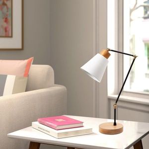 Lampa de masa, Noor, 525NOR2118, Fier, Alb imagine