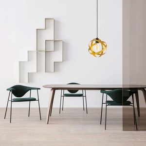Lustra, Opviq, 892OPV1543, Metal, Negru imagine