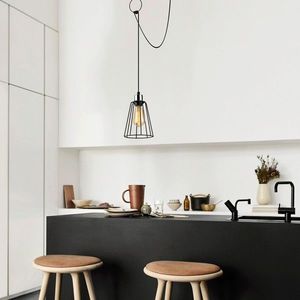 Lustra, Opviq, 892OPV1706, Metal, Negru imagine