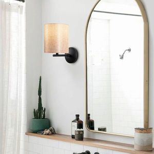 Aplica de perete, Opviq, 892OPV1285, Metal, Negru / Crem imagine