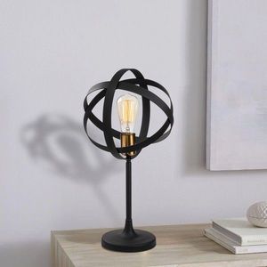 Lampa de masa, Opviq, 892OPV1124, Metal, Aur/Negru imagine
