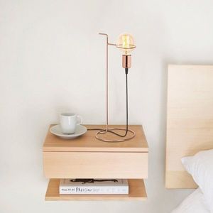 Lampa de masa, Opviq, 892OPV1110, Metal, Cupru imagine