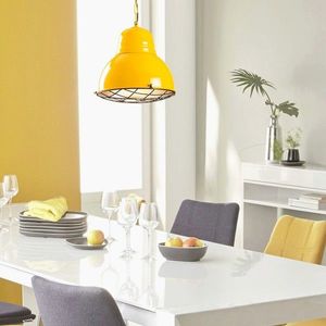 Lustra, Opviq, 892OPV1527, Fier, Galben / Aur imagine