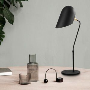 Lampa de masa, Opviq, 892OPV1122, Metal, Negru imagine