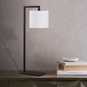 Lampa de masa, Opviq, 892OPV1132, Fier, Alb/Negru imagine