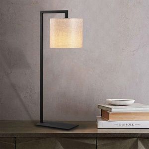 Lampa de masa, Opviq, 892OPV1136, Metal, Crem/Negru imagine
