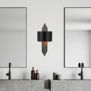 Aplica de perete, Opviq, 892OPV1361, Metal, Negru imagine