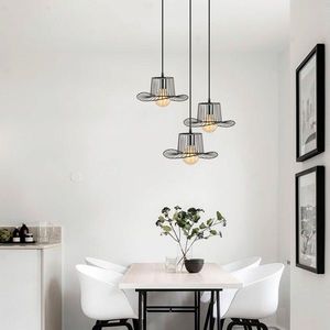 Lustra, Opviq, 892OPV1732, Metal, Negru imagine