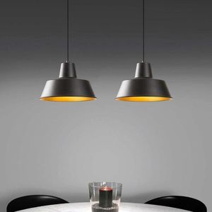 Lustra, Opviq, 892OPV1571, Metal, Negru imagine