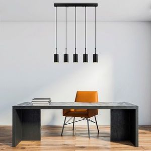 Lustra, Opviq, 892OPV1953, Metal, Negru imagine