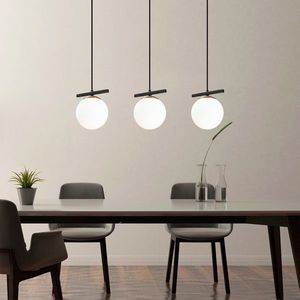 Lustra, Opviq, 892OPV1617, Metal, Alb/Negru imagine