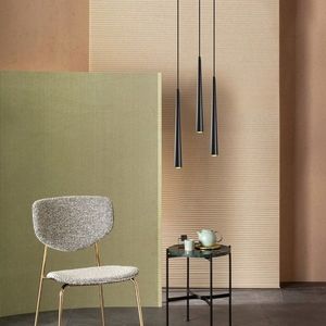 Lustra, Opviq, 892OPV1598, Metal, Negru imagine