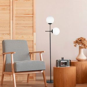 Lampadar, Opviq, 892OPV1146, Metal, Negru imagine