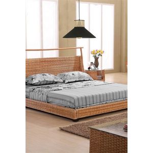 Lustra, Rattan, 941RTN1103, Ratan, Negru / Rattan imagine