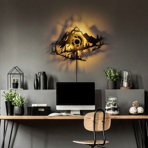 Aplica de perete, Shadow, 526SHD1164, Metal, Negru imagine