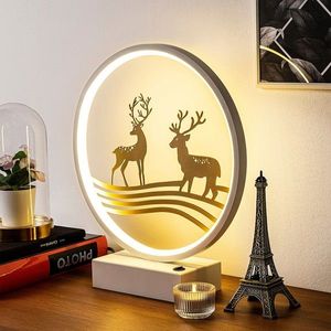 Lampa de masa, Shadow, 526SHD1144, Metal, Alb/Auriu imagine