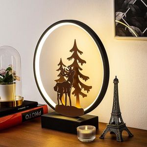 Lampa de masa, Shadow, 526SHD1138, Metal, Negru/Cupru imagine