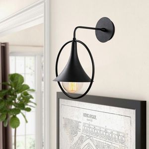 Aplica de perete, Sheen, 521SHN2138, Metal, Negru imagine