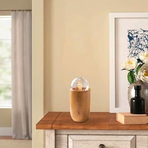 Lampa de masa, Sheen, 521SHN2222, Lemn, Lemn imagine