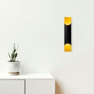 Aplica de perete, Sheen, 521SHN2178, Metal, Negru imagine
