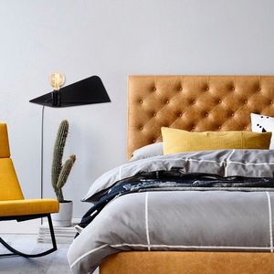 Aplica de perete, Sheen, 521SHN2194, Metal, Negru imagine