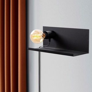Aplica de perete, Sheen, 521SHN2191, Metal, Negru imagine