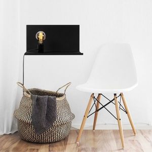 Aplica de perete, Sheen, 521SHN2188, Metal, Negru imagine