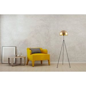 Lampadar, Sheen, 521SHN1528, Metal, Aur/Negru imagine