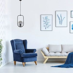 Lustra, Stala, 846STL2880, Metal, Negru imagine