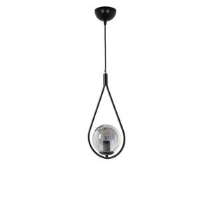 Lustra, Stala, 846STL2859, Metal, Negru imagine