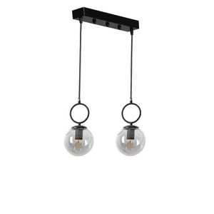 Lustra, Stala, 846STL2821, Metal, Negru imagine
