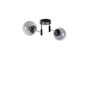 Lustra, Stala, 846STL2946, Metal, Negru / Fume imagine