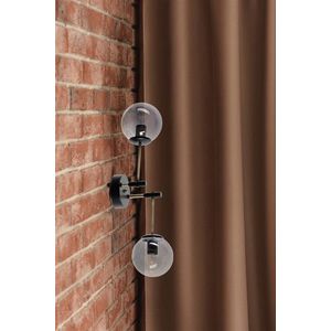 Aplica de perete, Stala, 846STL2945, Metal, Negru / Fume imagine